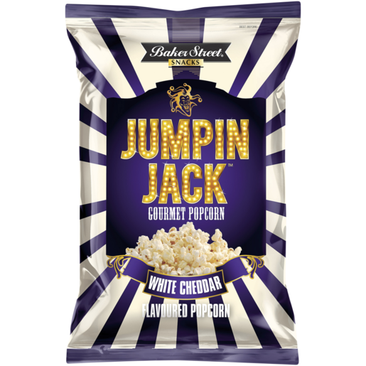 Jumpin Jack White Cheddar Popcorn 100g