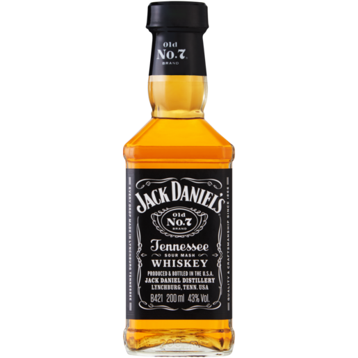 Jack Daniel's Tennessee Whiskey Bottle 200ml