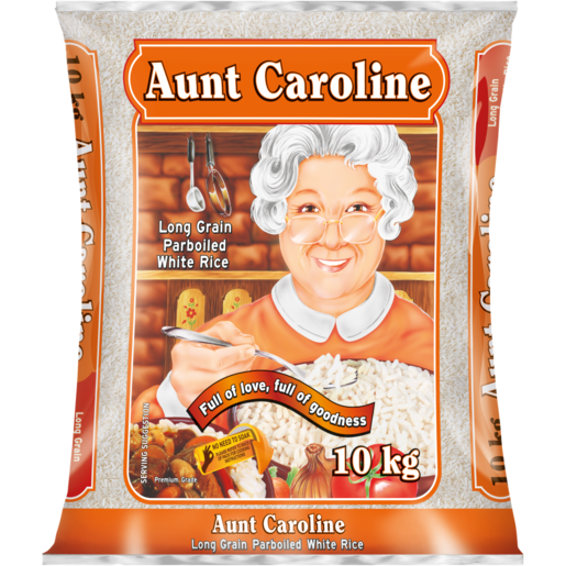 Aunt Caroline Long Grain Parboiled Rice 10kg
