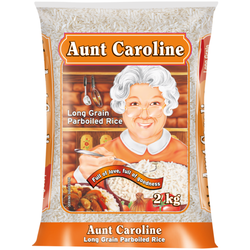 Aunt Caroline Long Grain Parboiled Rice 2kg