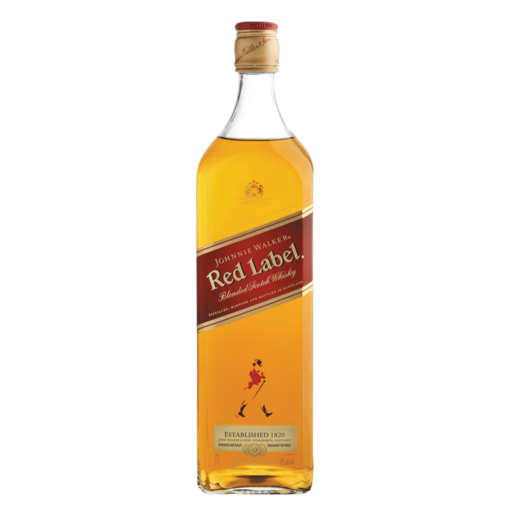 Johnnie Walker Red Label Scotch Whisky Bottle 1L