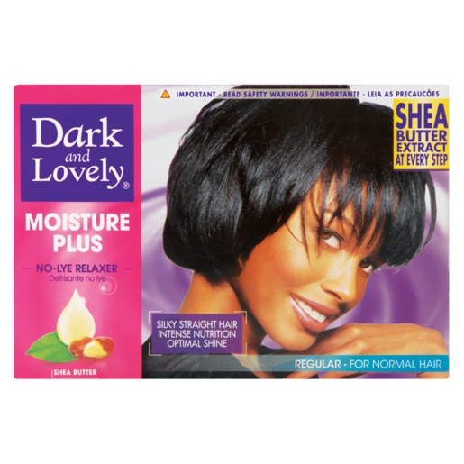 Dark and Lovely Moisture Plus Regular No Lye Relaxer With Shea Butter For Normal Hair