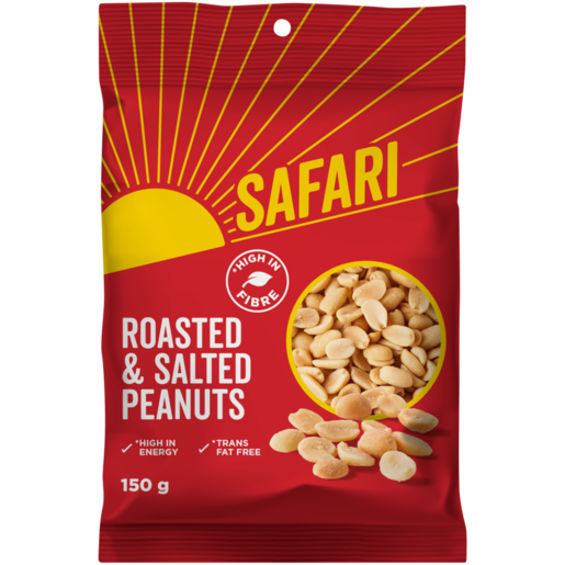 Safari Roasted & Salted Peanuts 150g 