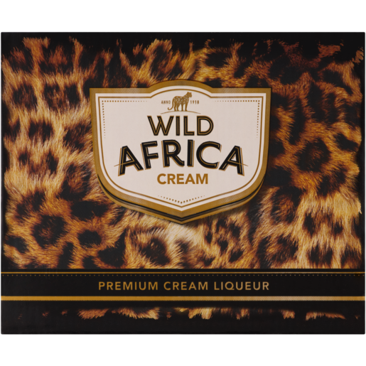 Wild Africa Cream Liqueur Bottles 12 x 750ml