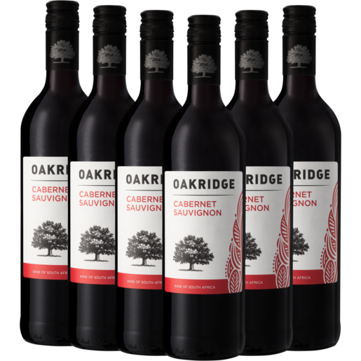 Oakridge Cabernet Sauvignon Red Wine Bottles 6 x 750ml
