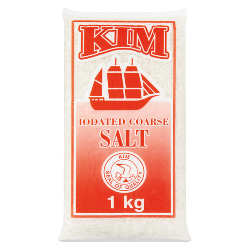 Kim Iodated Coarse Salt 1kg