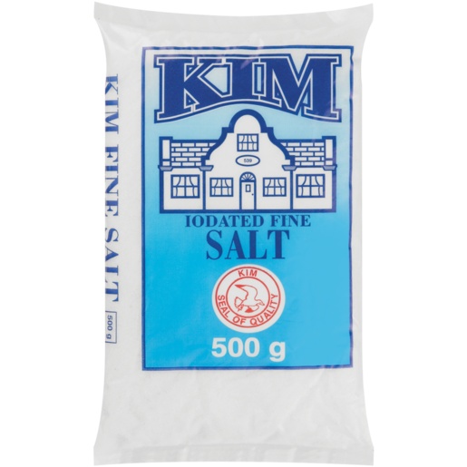 Kim Iodated Fine Salt Bag 500g
