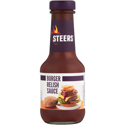 Steers Burger Relish Sauce 375ml 