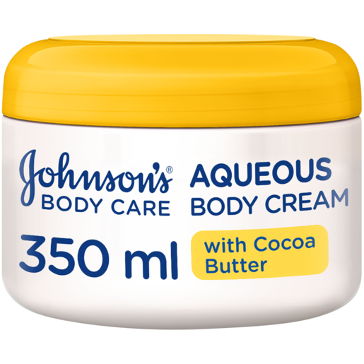 Johnson's Body Care Aqueous Body Cream With Cocoa Butter 350ml