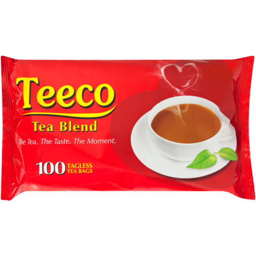 Teeco Tagless Teabags 100 Pack