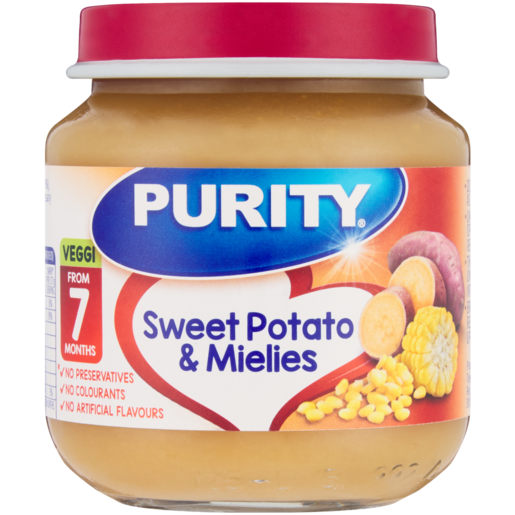 PURITY Sweet Potato & Mielies Baby Food 7 Months+ 125ml