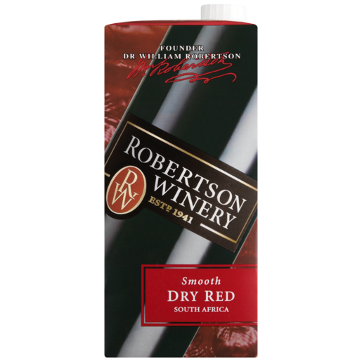 Robertson Winery Smooth Dry Red Wine Box 1L