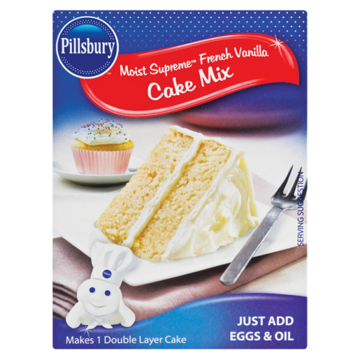 Pillsbury French Vanilla Flavoured Cake Mix 520g