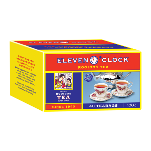 Eleven O' Clock Tagless Rooibos Tea Bags 40 x 2.5g