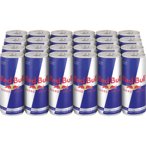 Red Bull Regular Energy Drink Cans 24 x 250ml
