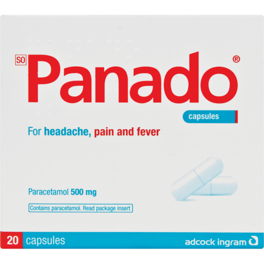 Panado Pain Relief Capsules 20 Pack