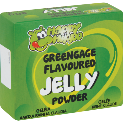 Happy Hippo Greengage Flavoured Jelly Powder 80g
