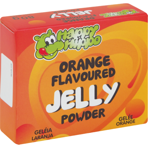 Happy Hippo Orange Flavoured Jelly Powder 80g