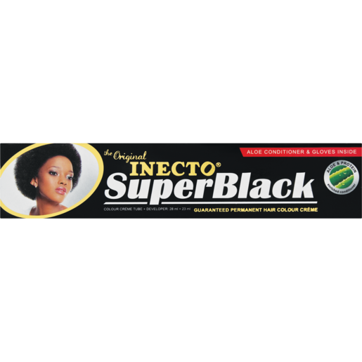 Inecto Super Black Hair Colour Créme 28ml | Hair Colourants & Dyes | Hair  Care | Health & Beauty | Shoprite ZA