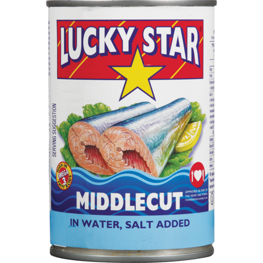 Lucky Star Middlecut In Brine 425g