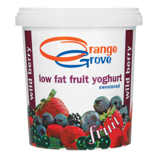 Orange Grove Wild Berry Flavoured Low Fat Yoghurt 1L