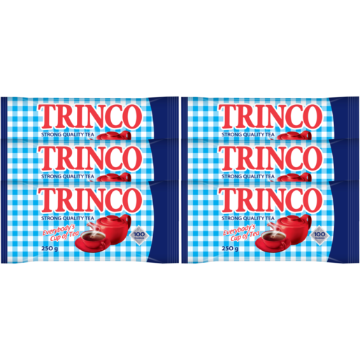 TRINCO Tea Bags 6 x 100 Pack 