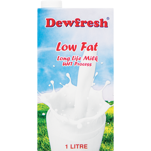 Dewfresh UHT Long Life Low Fat Milk 1L