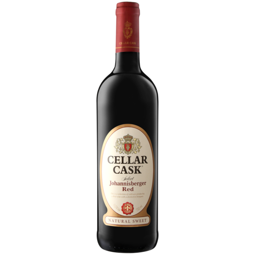 Cellar Cask Johannisberger Natural Sweet Red Wine Bottle 750ml