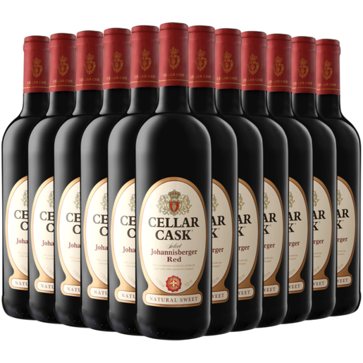 Cellar Cask Select Johannisberger Red Wine Bottles 12 x 750ml