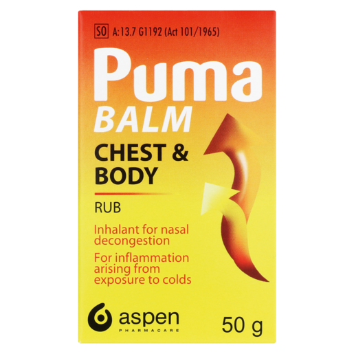 Puma Balm Chest & Body Rub 50g