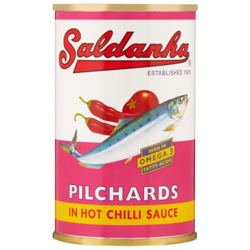 Saldanha Hot Chilli Pilchards Can 155g