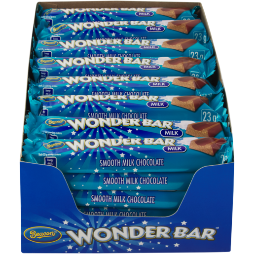Wonder Bar Smooth Milk Chocolates 48 x 23g