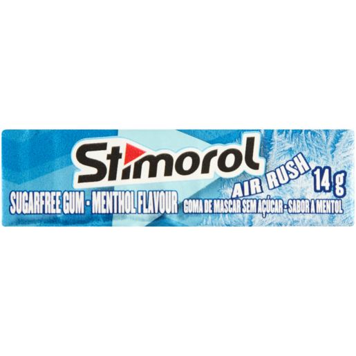 Stimorol Air Rush Sugar Free Gum Menthol 10 Pack