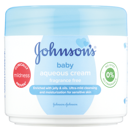 Johnson's Fragrance Free Baby Aqueous Cream 350ml