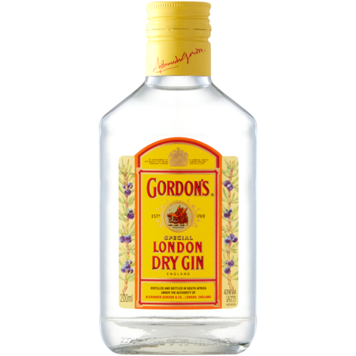 Gordon's London Dry Gin Bottle 200ml