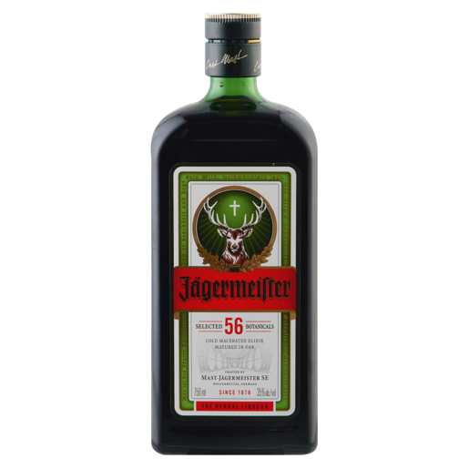 Jägermeister Liqueur bottle 750ml
