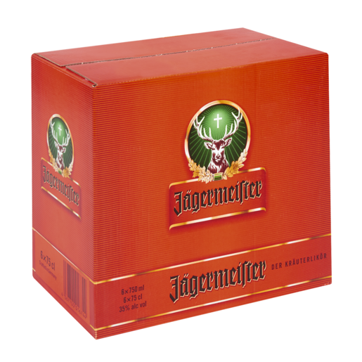 Jägermeister Herbal Liqueur Bottles 6 x 750ml