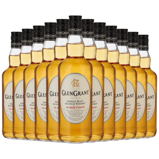 Glen Grant The Major's Reserve Single Malt Scotch Whisky Bottles 12 x 750ml