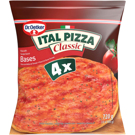 Dr. Oetker Ital Pizza Classic Frozen Pizza Bases 720g