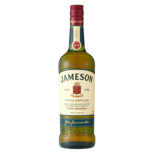 Jameson Irish Whiskey Bottle 750ml