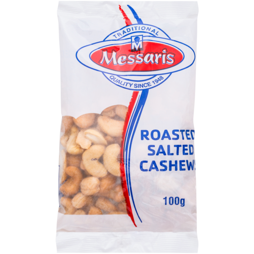 Messaris Roasted Salted Cashew Nuts 100g