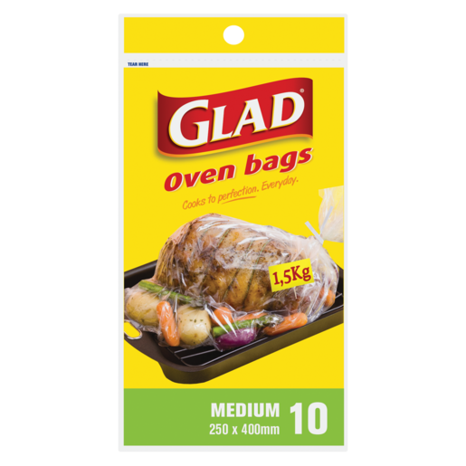 Glad Medium Oven Bags 10 Pack