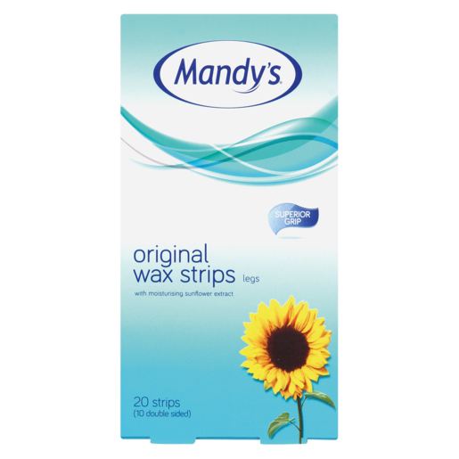 Mandy's Original Wax Strips Legs 20 Pack