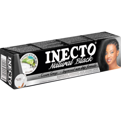 Inecto Permanent Natural Black Hair Colour 50ml