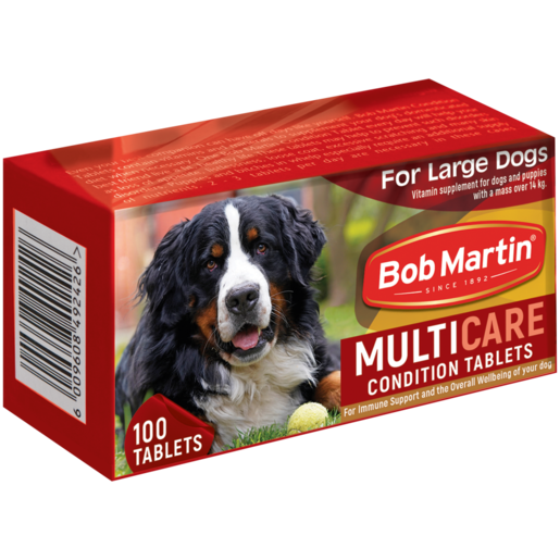 Bob Martin Large Dogs Multicare Condition Tablets 100 Pack