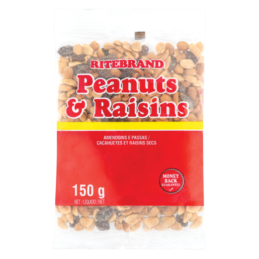 Ritebrand Peanuts & Raisins 150g