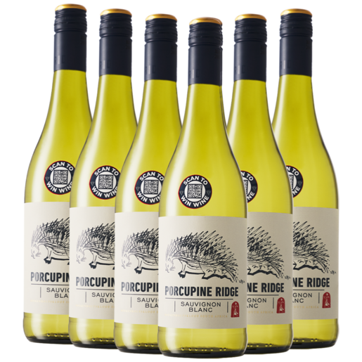 Porcupine Ridge Sauvignon Blanc White Wine Bottles 6 x 750ml