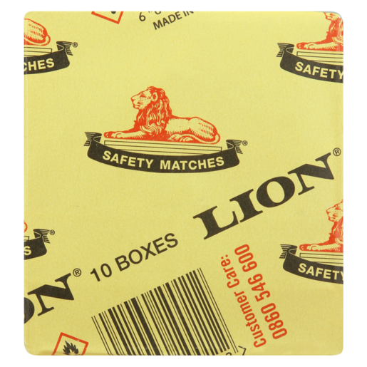 Lion Safety Matches 10 Pack