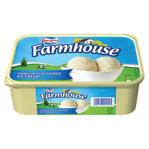 Dairymaid Farmhouse Vanilla Flavoured Ice Cream Tub 2L