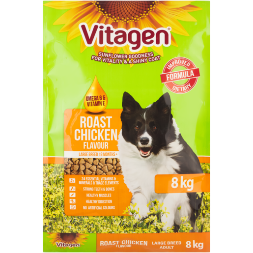 Vitagen Roast Chicken Flavoured Dog Food 8kg
